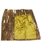 Christian Dior by John Galliano Dior Galliano Era Leopard Print Set-up Jacket + Skirt 40