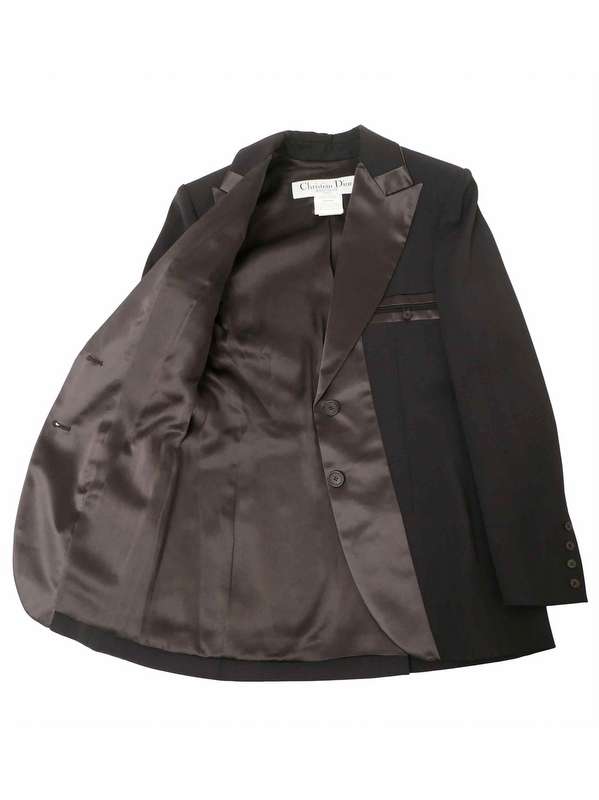 Christian Dior by John Galliano Dior Galliano Era Setup Jacket + Skirt 38/40 Brown