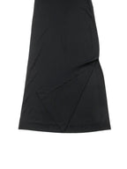 GIVENCHY ジバンシィ ドレープネック ロングドレス 36 ブラック