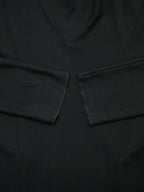 GIVENCHY ジバンシィ ドレープネック ロングドレス 36 ブラック