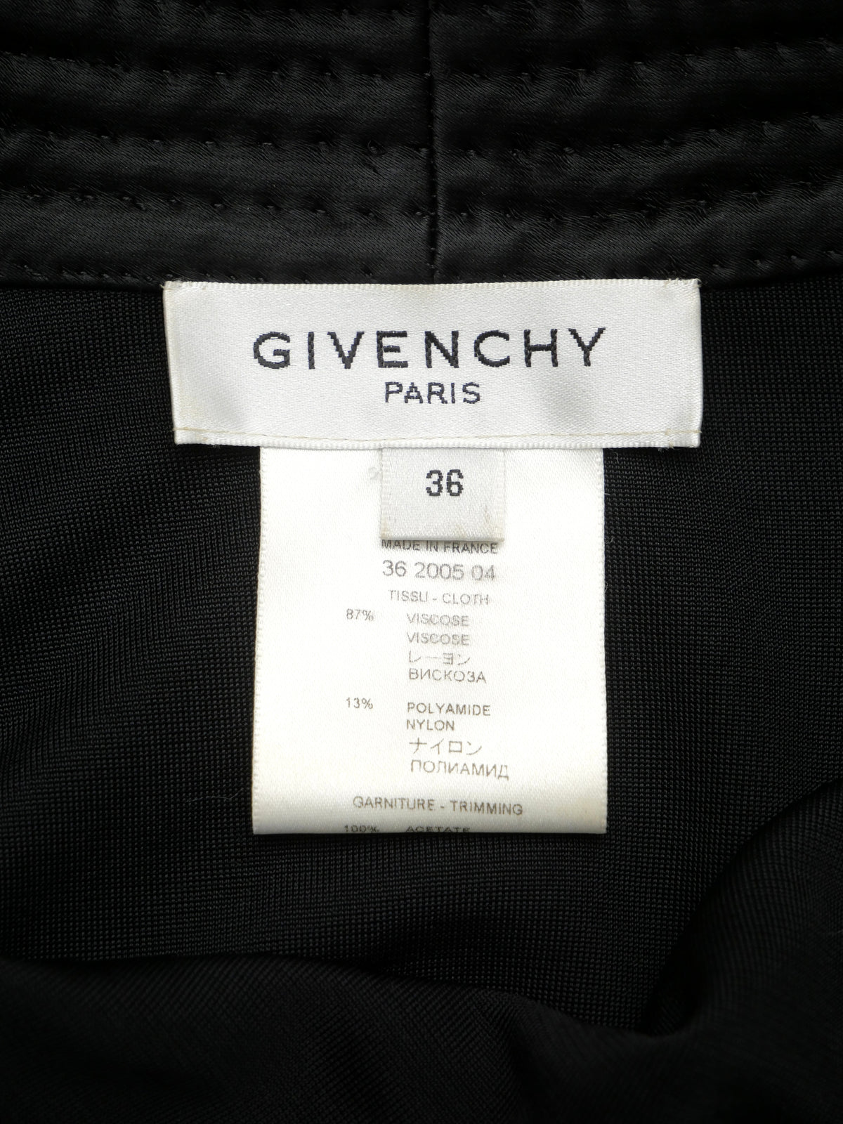 GIVENCHY ジバンシィ ドレープネック ロングドレス 36 ブラック