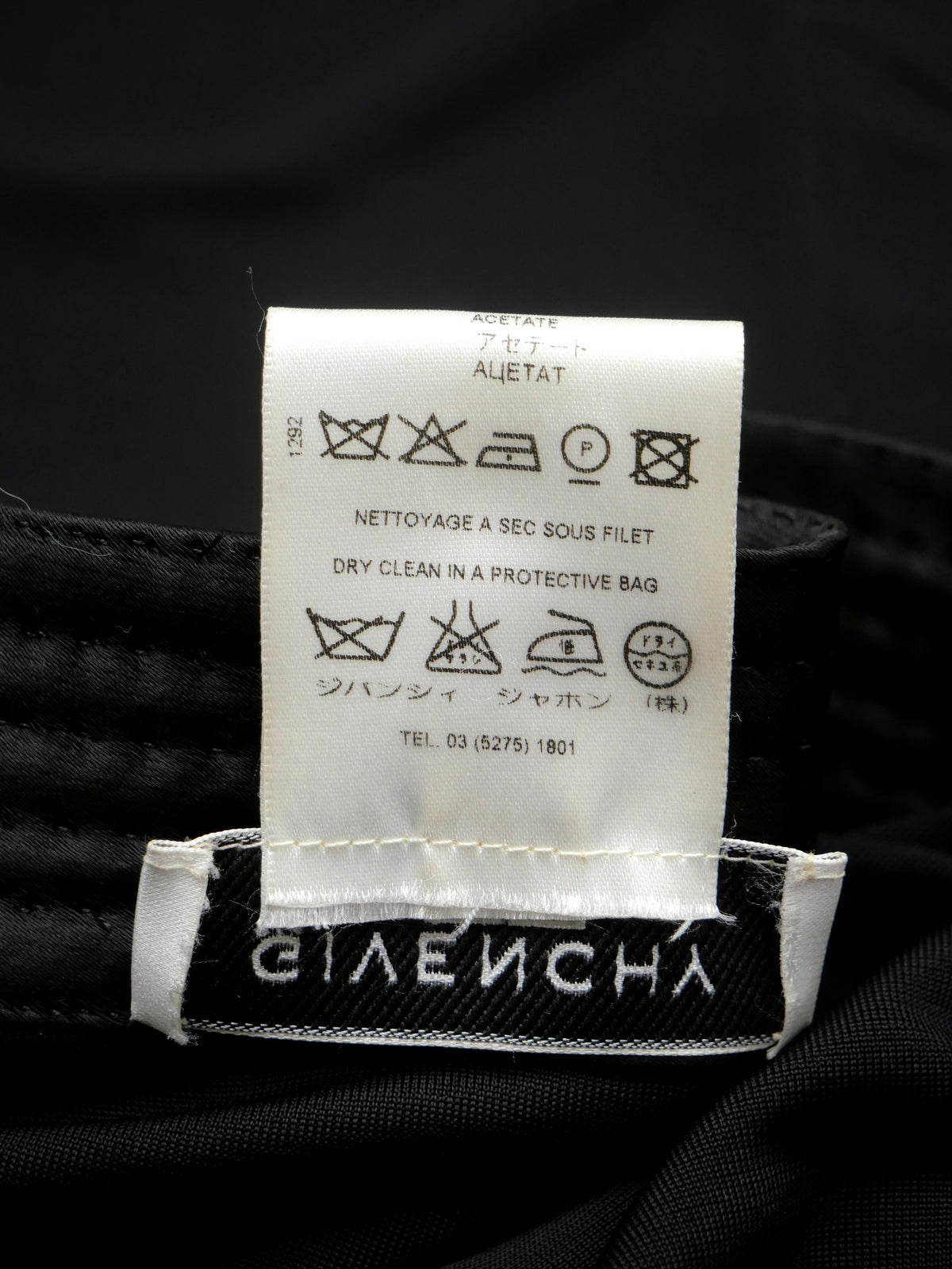 GIVENCHY ジバンシィ ドレープネック ロングドレス 36 ブラック