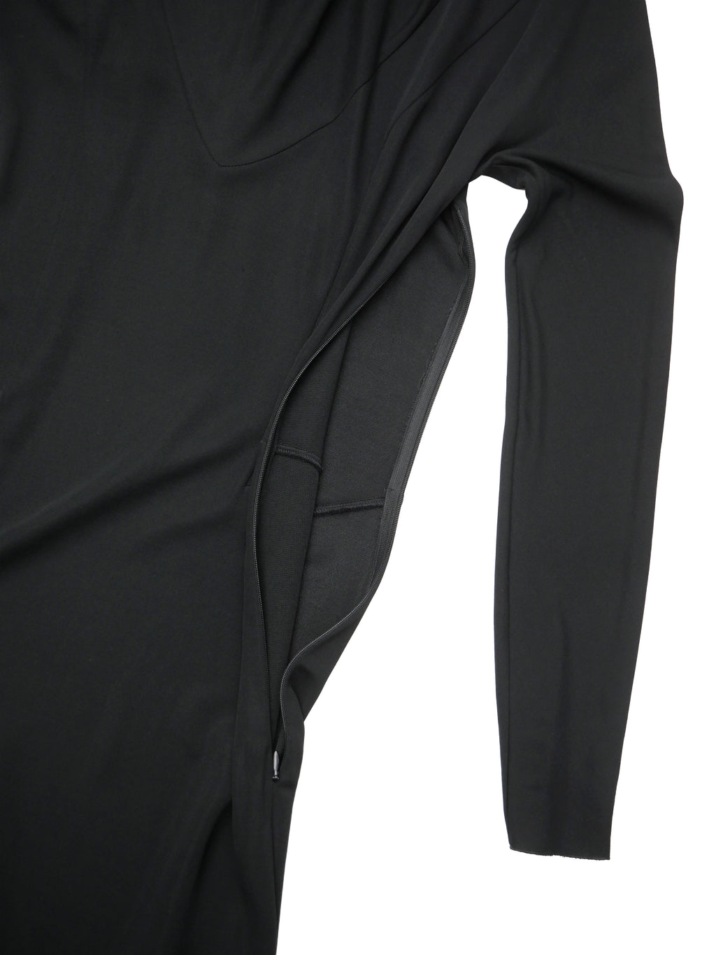 GIVENCHY ジバンシィ ドレープネック ロングドレス 36 ブラック