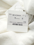 ISSEY MIYAKE イッセイミヤケ 22SS ニットチュニック 2 ブラック×ホワイト