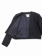 80-90s Yves Saint Laurent rive gauche DEAD STOCK イヴサンローラン ショートジャケット×タイトスカート セットアップ 38