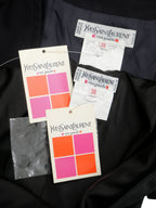 80-90s Yves Saint Laurent rive gauche DEAD STOCK イヴサンローラン ショートジャケット×タイトスカート セットアップ 38