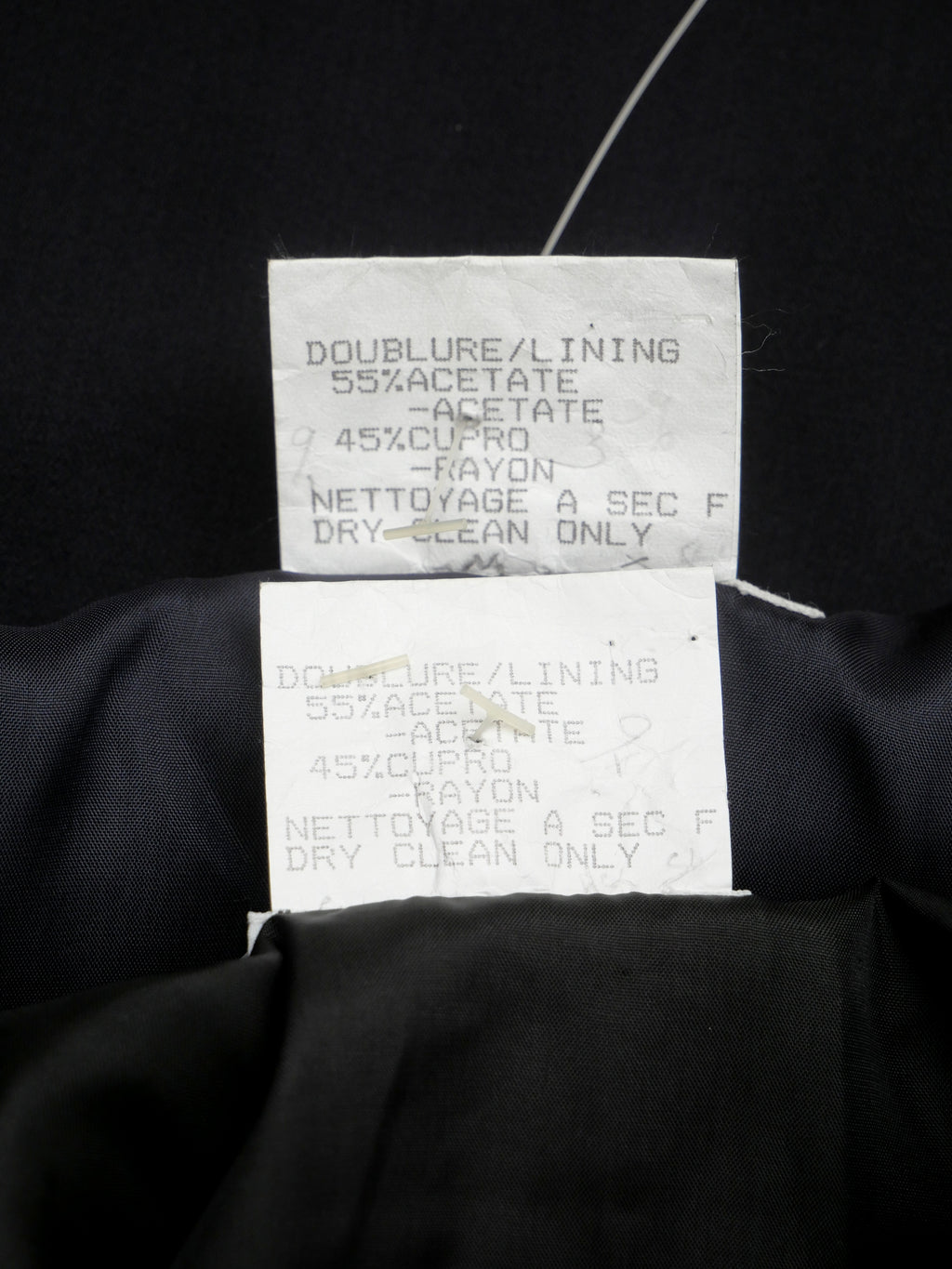 80-90s Yves Saint Laurent rive gauche DEAD STOCK イヴサンローラン ショートジャケット×タイトスカート セットアップ 38