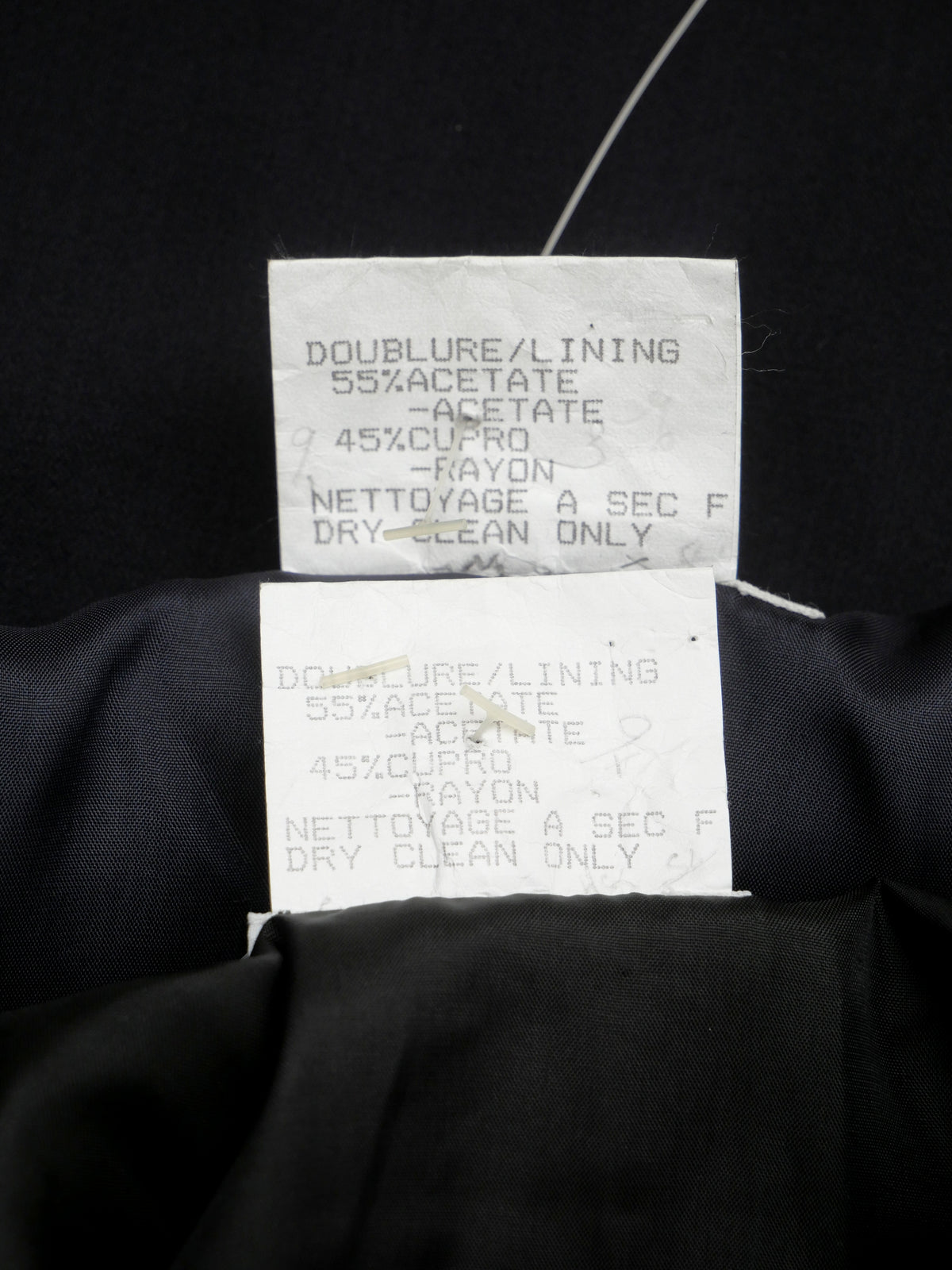 80-90s Yves Saint Laurent rive gauche DEAD STOCK イヴサンローラン ショートジャケット×タイトスカート セットアップ 38