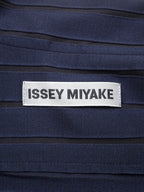 ISSEY MIYAKE イッセイミヤケ ロングベスト ジレ 2 ネイビー