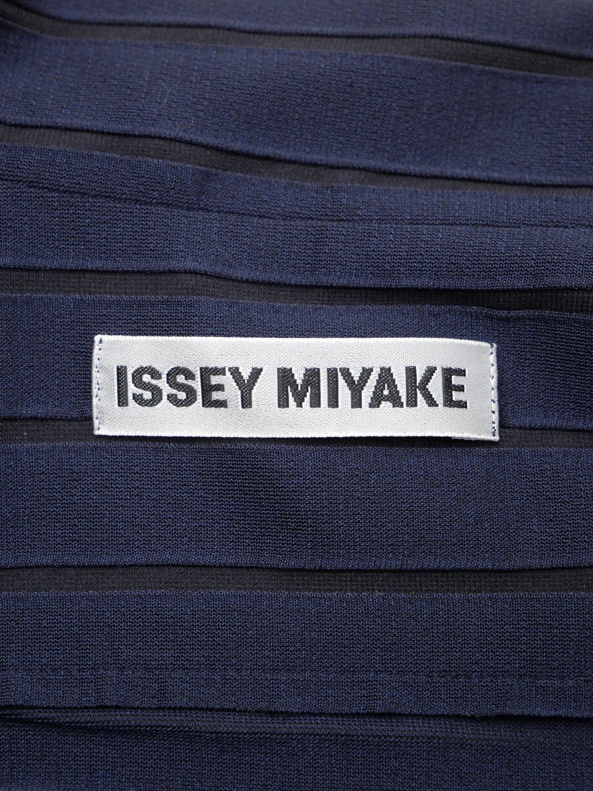 ISSEY MIYAKE イッセイミヤケ ロングベスト ジレ 2 ネイビー