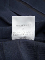 ISSEY MIYAKE イッセイミヤケ ロングベスト ジレ 2 ネイビー