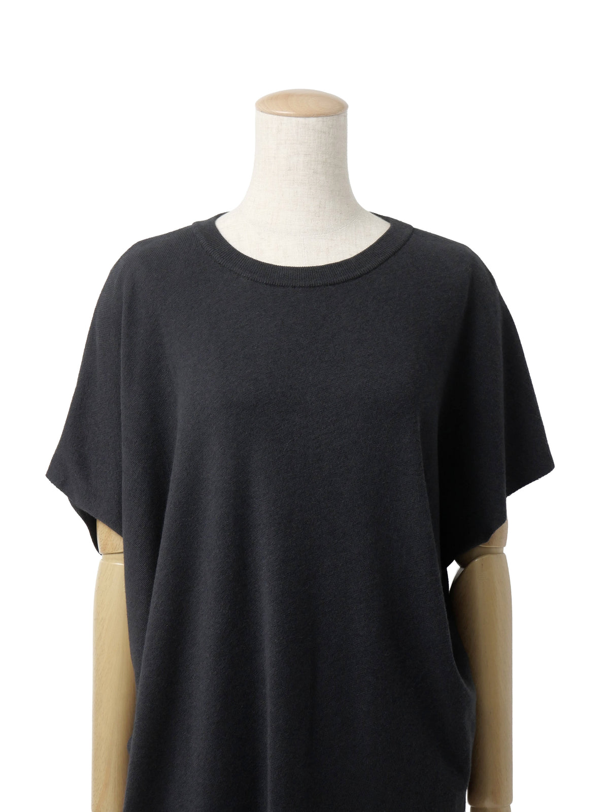 ISSEY MIYAKE イッセイミヤケ アシンメトリー ニットセーター 2 ブラック