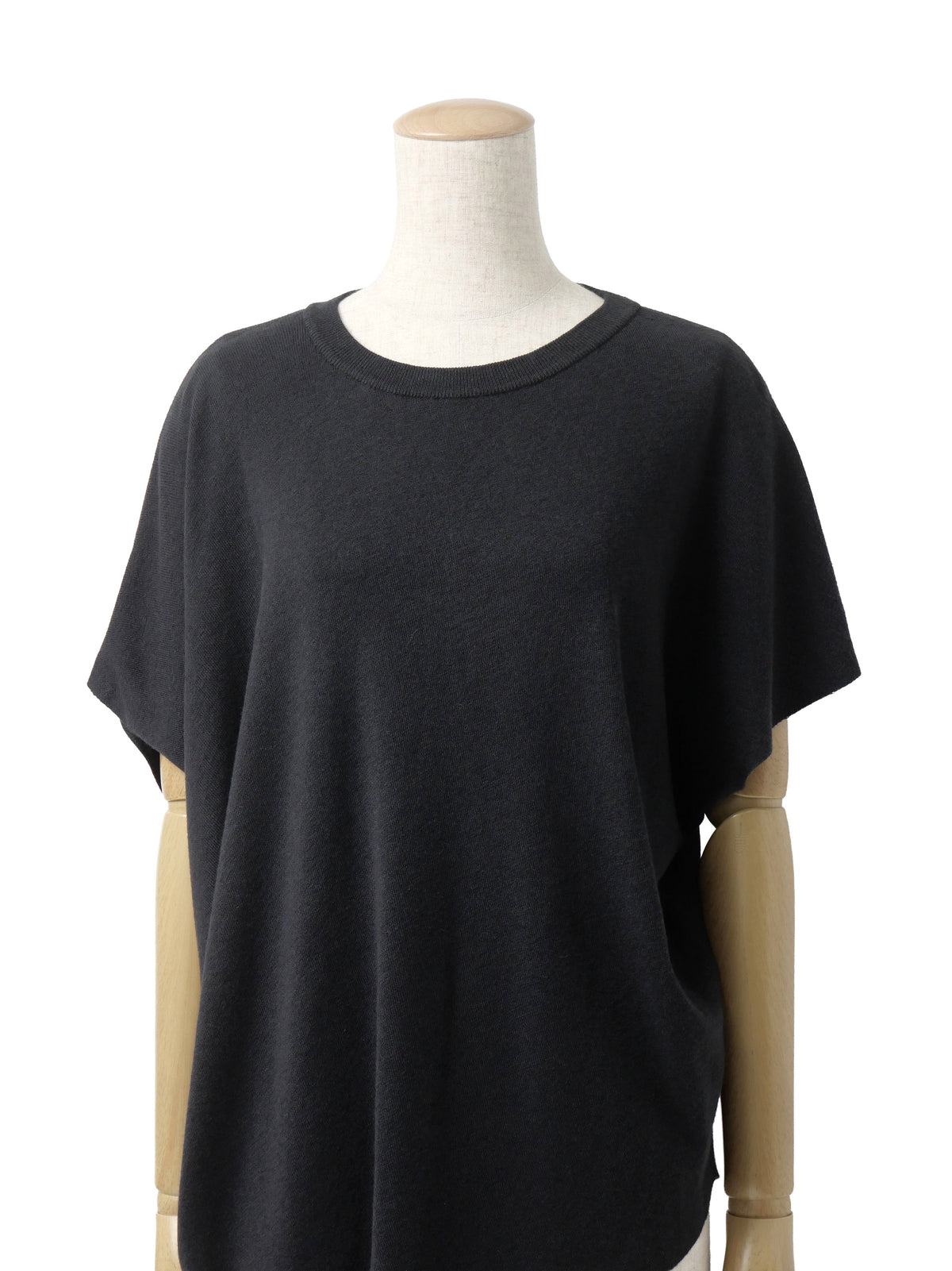 ISSEY MIYAKE イッセイミヤケ アシンメトリー ニットセーター 2 ブラック