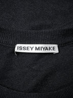 ISSEY MIYAKE イッセイミヤケ アシンメトリー ニットセーター 2 ブラック