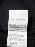 ISSEY MIYAKE イッセイミヤケ アシンメトリー ニットセーター 2 ブラック