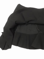 BALENCIAGA by Nicolas Ghesquiere バレンシアガ 二コラ期 アシンメトリー ラッフルフリル スカート 38 ブラック