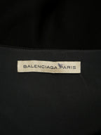 BALENCIAGA by Nicolas Ghesquiere バレンシアガ 二コラ期 アシンメトリー ラッフルフリル スカート 38 ブラック