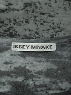 ISSEY MIYAKE イッセイミヤケ パワーネット 長袖トップス グラデーション グレー×ブラック