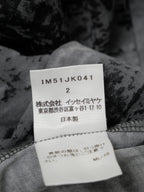 ISSEY MIYAKE イッセイミヤケ パワーネット 長袖トップス グラデーション グレー×ブラック