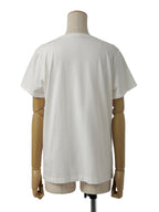 ISSEY MIYAKE イッセイミヤケ フロントテープ 半袖Tシャツ 2 ホワイト