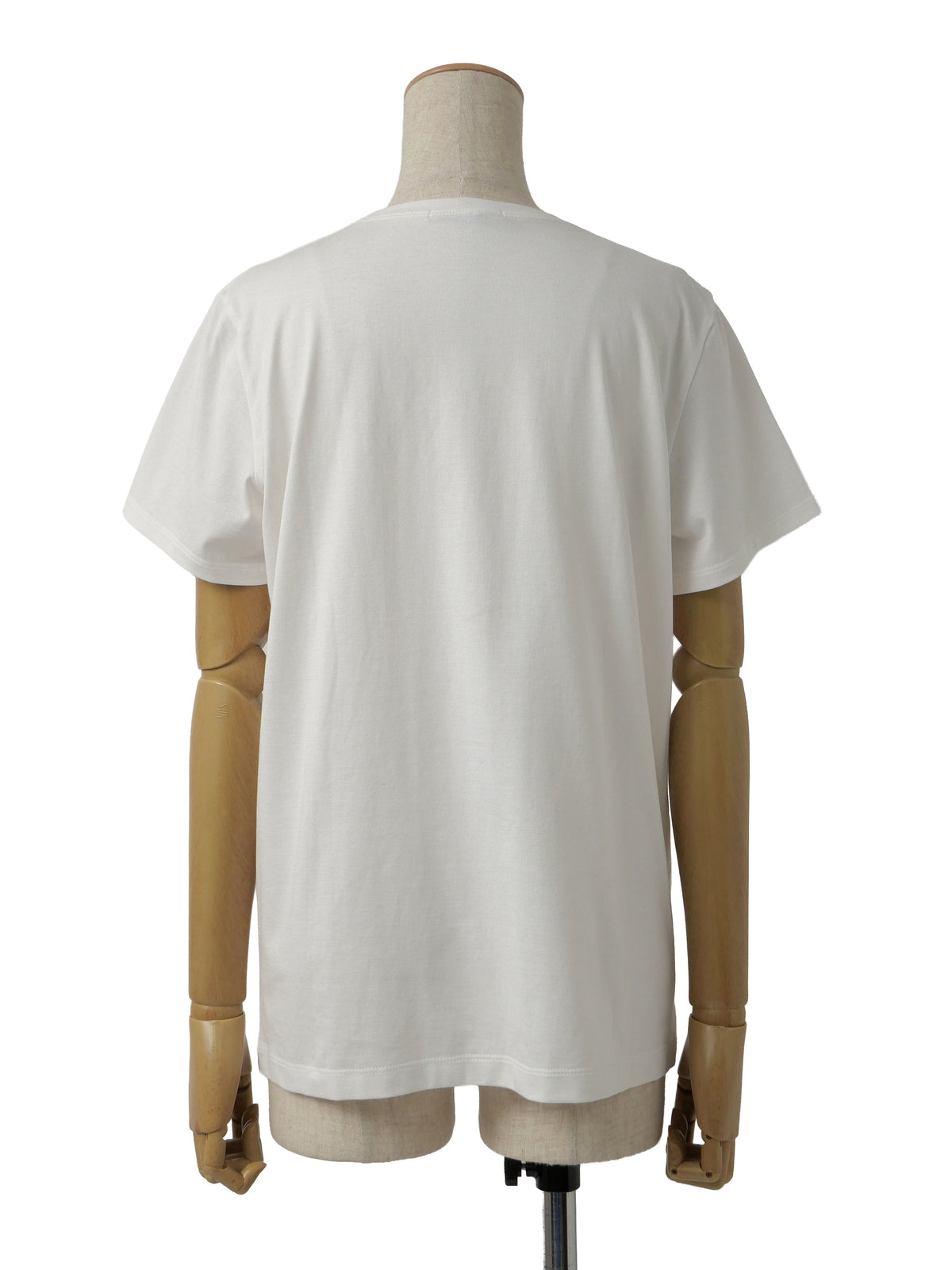 ISSEY MIYAKE イッセイミヤケ フロントテープ 半袖Tシャツ 2 ホワイト