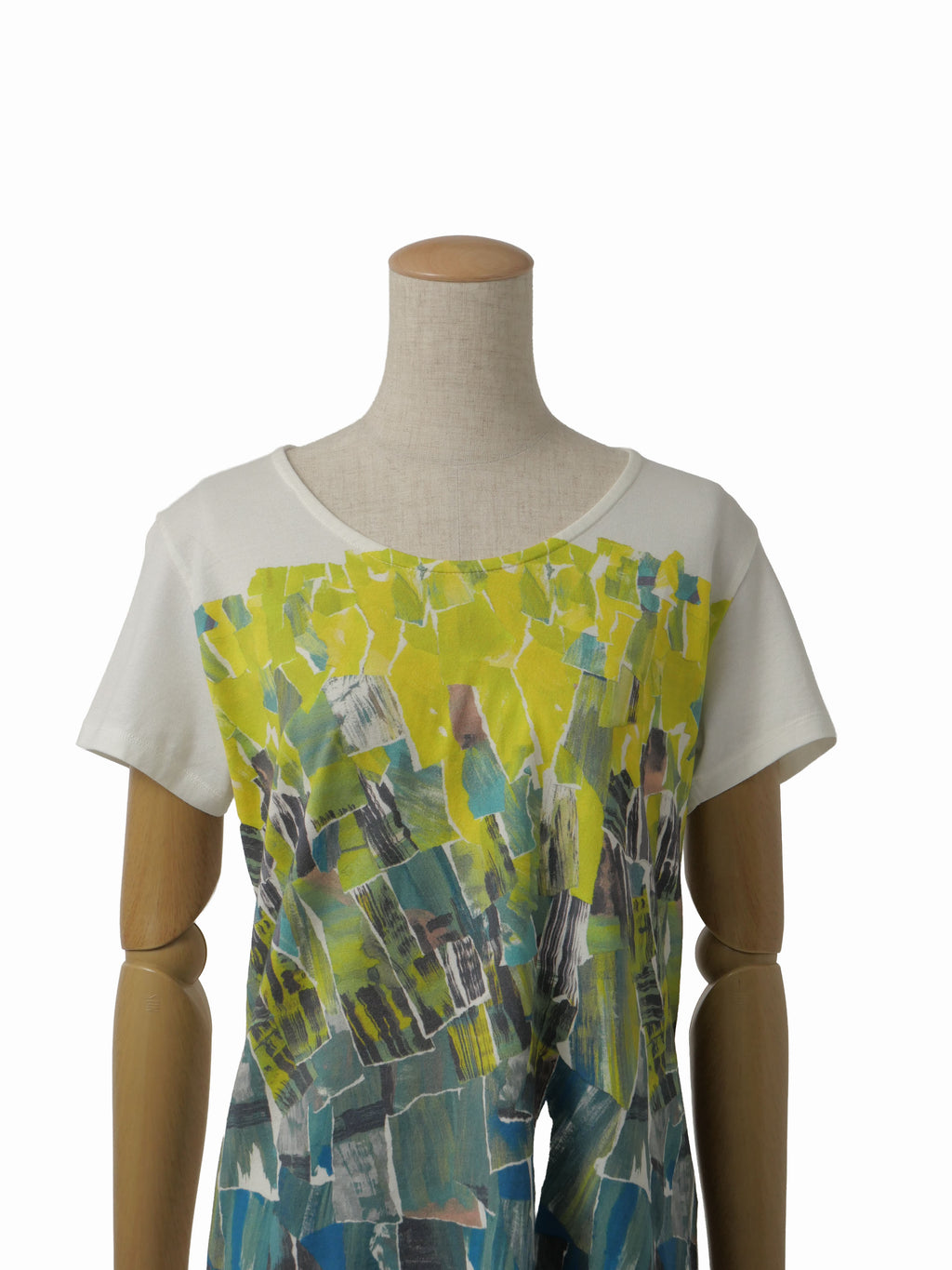 ISSEY MIYAKE イッセイミヤケ プリントTシャツ 半袖 2 ホワイト