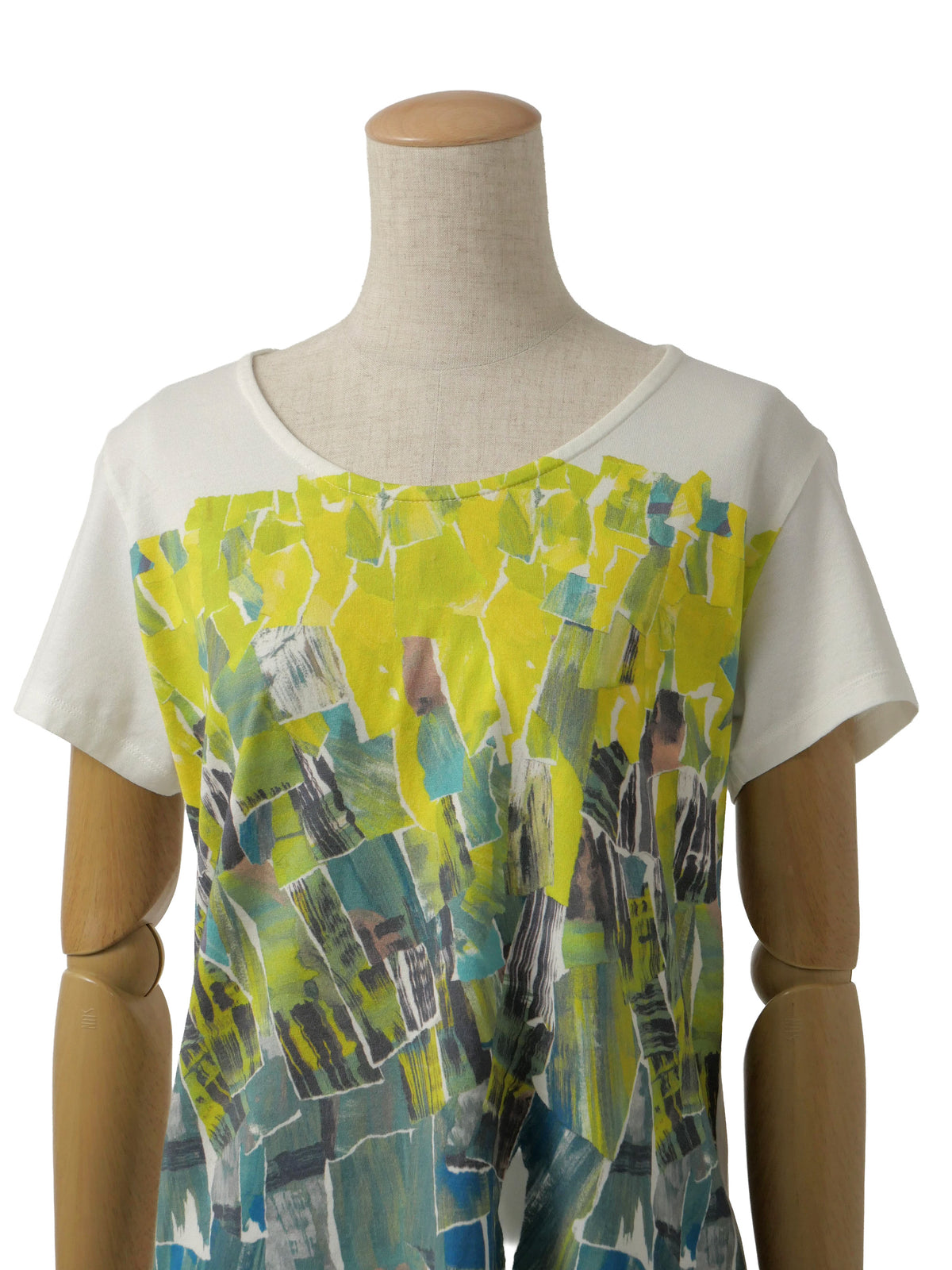 ISSEY MIYAKE イッセイミヤケ プリントTシャツ 半袖 2 ホワイト