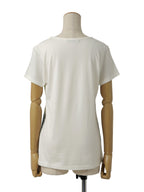 ISSEY MIYAKE イッセイミヤケ プリントTシャツ 半袖 2 ホワイト
