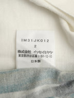 ISSEY MIYAKE イッセイミヤケ プリントTシャツ 半袖 2 ホワイト