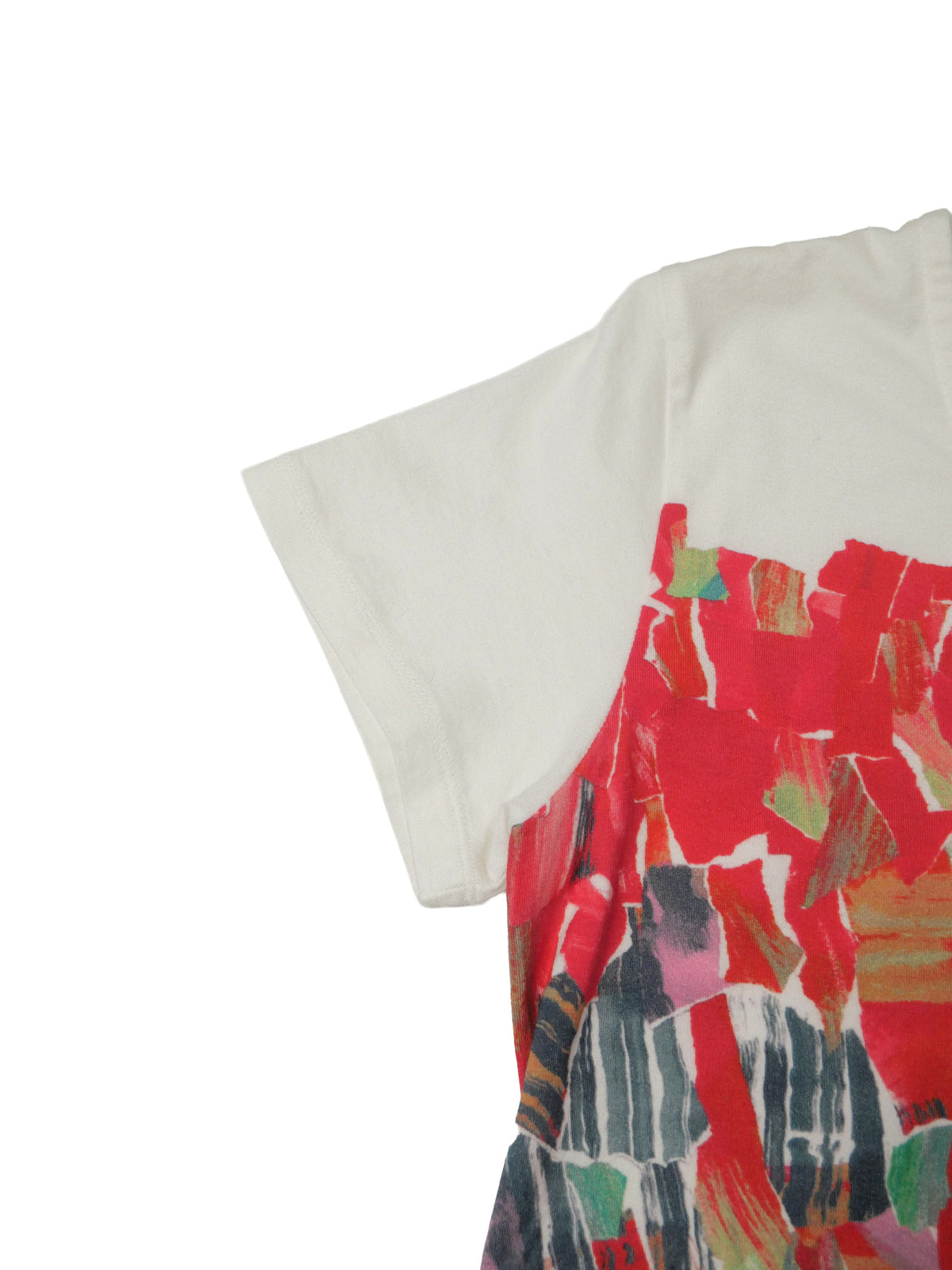 ISSEY MIYAKE イッセイミヤケ プリントTシャツ 半袖 2 ホワイト