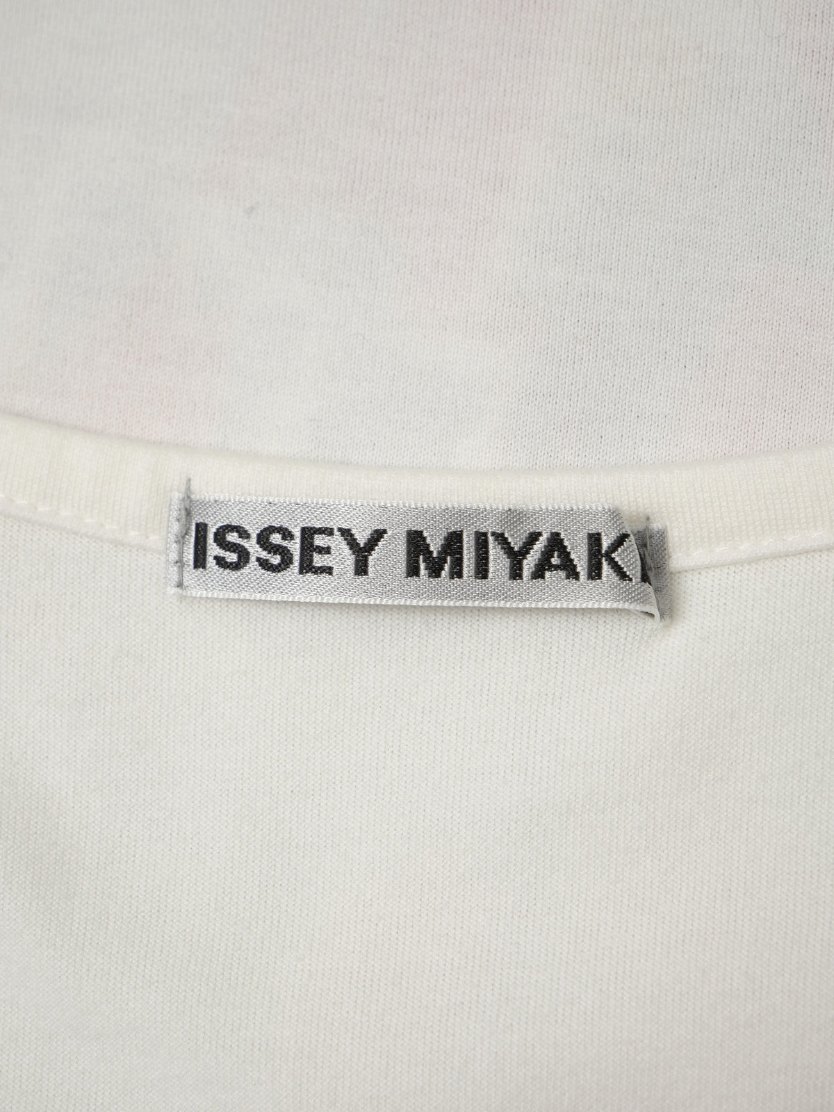 ISSEY MIYAKE イッセイミヤケ プリントTシャツ 半袖 2 ホワイト
