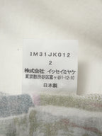 ISSEY MIYAKE イッセイミヤケ プリントTシャツ 半袖 2 ホワイト