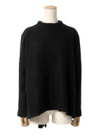 ISSEY MIYAKE イッセイミヤケ カシミヤ モックネック ニットセーター 2 ブラック