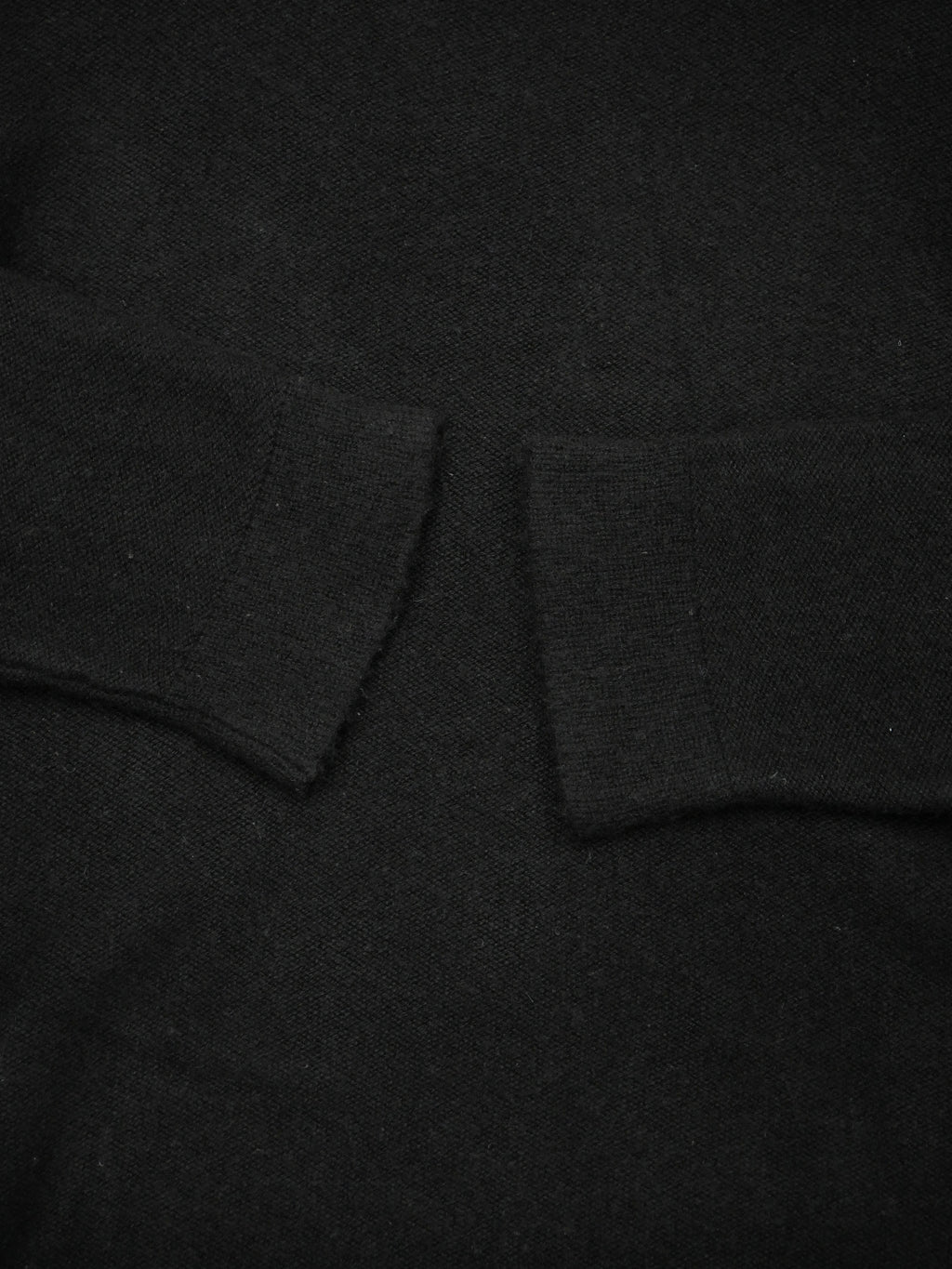 ISSEY MIYAKE イッセイミヤケ カシミヤ モックネック ニットセーター 2 ブラック