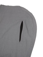 ISSEY MIYAKE A-POC INSIDE イッセイミヤケ 23SS グラデーション 変形 ロングニットワンピース 2 グレー×ブラック