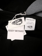 ISSEY MIYAKE A-POC INSIDE イッセイミヤケ 23SS グラデーション 変形 ロングニットワンピース 2 グレー×ブラック