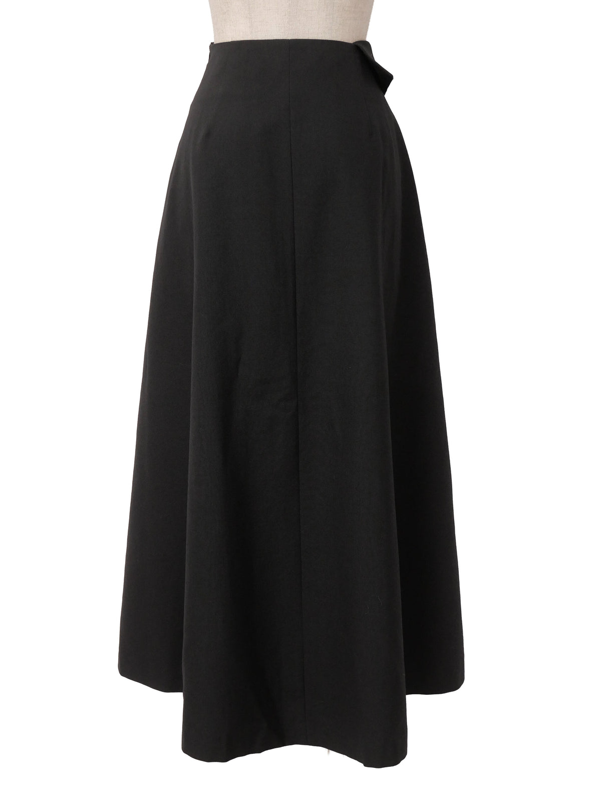 90s COMME des GARCONS コムデギャルソン 変形ロングスカート アシンメトリー M ブラック