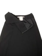90s COMME des GARCONS コムデギャルソン 変形ロングスカート アシンメトリー M ブラック