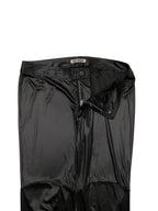 ISSEY MIYAKE イッセイミヤケ 切替 テーパードパンツ 1 ブラック