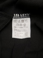 ISSEY MIYAKE イッセイミヤケ スクエアネック ワンピース ボーダー柄 2 ブラック