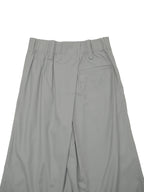 ISSEY MIYAKE イッセイミヤケ ウール タックワイドパンツ スラックス 2 グレー