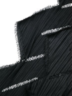 ISSEY MIYAKE A-POC INSIDE イッセイミヤケ プリーツ 変形トップス チュニック 2 ブラック