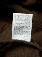 ISSEY MIYAKE イッセイミヤケ ロングノースリーブワンピース 2 ブラウン