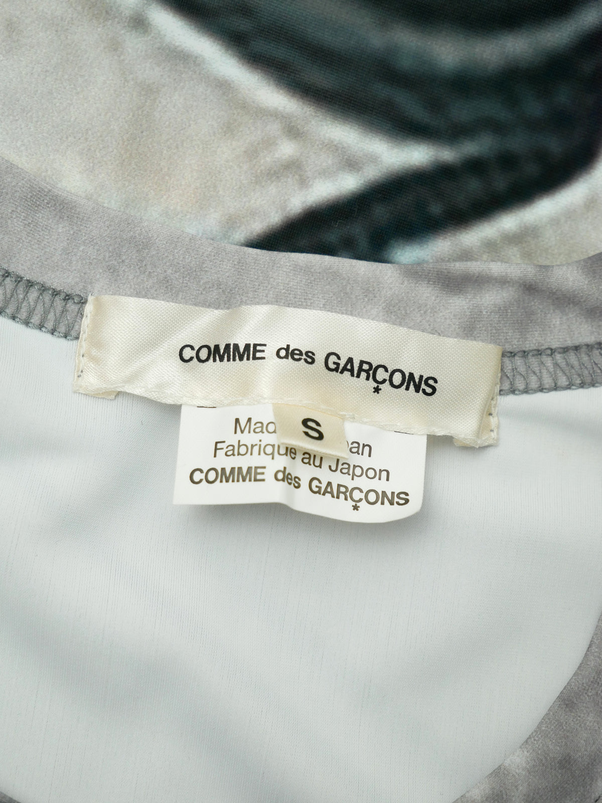 COMME des GARCONS コムデギャルソン 18SS 雪村周継 水墨画プリント ロングワンピース S