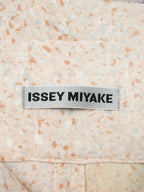 ISSEY MIYAKE イッセイミヤケ 23SS TANGIBLE 変形 ドレープ ロングプリントワンピース 1