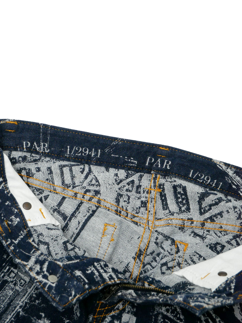 ISSEY MIYAKE イッセイミヤケ CITYSCAPE DENIM PARIS デニムパンツ ジーンズ 1 インディゴ