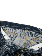 ISSEY MIYAKE イッセイミヤケ CITYSCAPE DENIM PARIS デニムパンツ ジーンズ 1 インディゴ