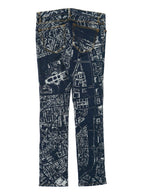 ISSEY MIYAKE イッセイミヤケ CITYSCAPE DENIM PARIS デニムパンツ ジーンズ 1 インディゴ