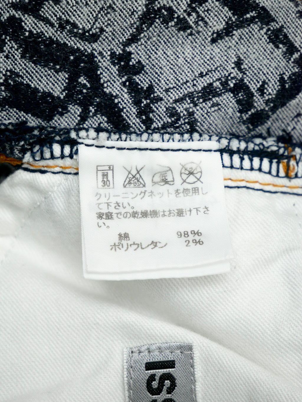ISSEY MIYAKE イッセイミヤケ CITYSCAPE DENIM PARIS デニムパンツ ジーンズ 1 インディゴ