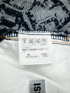 ISSEY MIYAKE イッセイミヤケ CITYSCAPE DENIM PARIS デニムパンツ ジーンズ 1 インディゴ